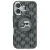 Karl Lagerfeld KLHMP16SHMCKMHK iPhone 166.1 czarny/black IML Monogram Karl&Choupette Head MagSafe